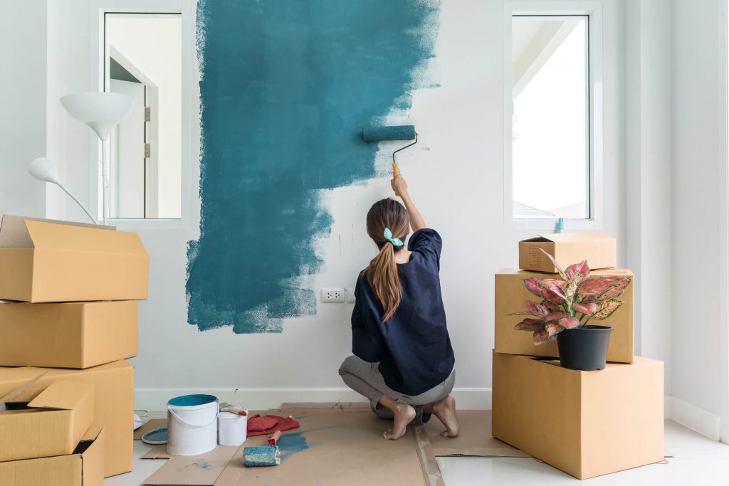 tenant painting rental property